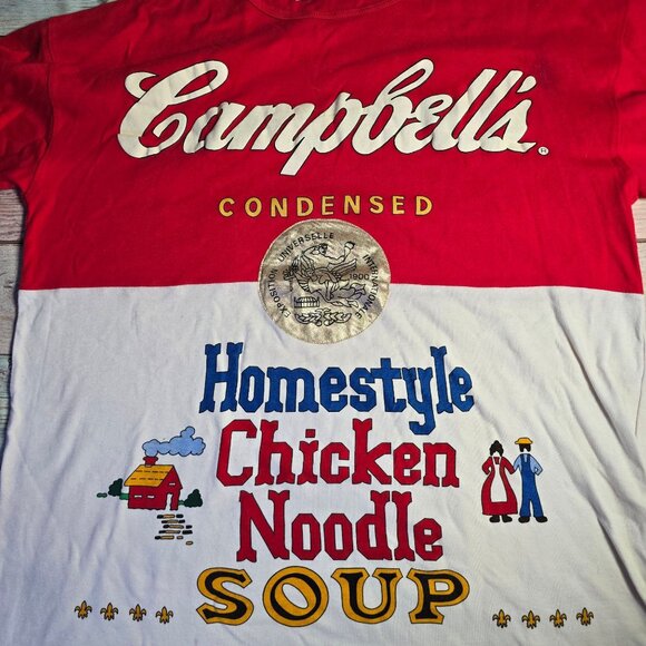 The Eagle'S Eye Other - Eagles Eye Vintage Campbells Chicken Noodle Soup Graphic Long Sleeve Tee, Large